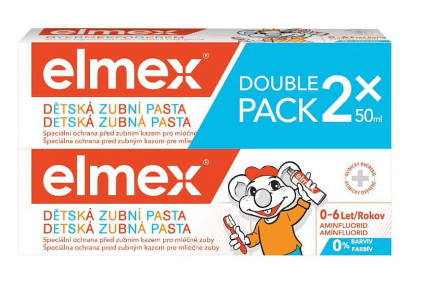 Elmex Kids zubná pasta Peuter 0-5 let 2ks